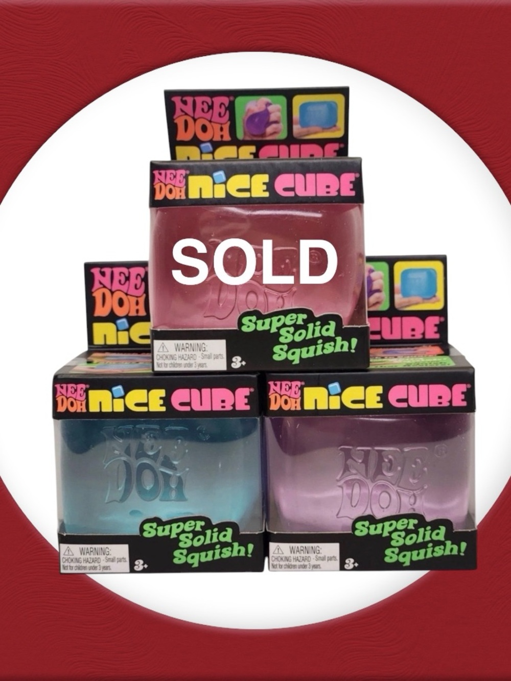 Nice Cube Super Solid Squish - Purple//Blue